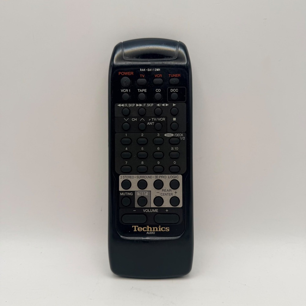 Technics RAK-SA112MH OEM Remote Control SU-G75 SA-GX470 Stereo Receiver